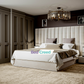 Clein Wide Headboard Upholstered Bed