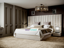 Clein Wide Headboard Upholstered Bed