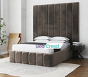 Aspen Wide Extended Panel Headboard Fabric Bed
