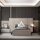 Alexander Wide Headboard Upholstered Bed