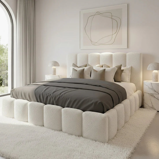 Elmbridge Ottoman Bed Upholstered With Optional Ottoman Gas Lift Storage