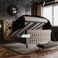 Aster Chesterfield Scroll Sleigh Chesterfield Bed