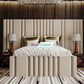 Samson Stripe Lines Linear Chesterfield Panel Bed