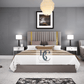 Harrow Golden Strip Line Bed | Bed Creed