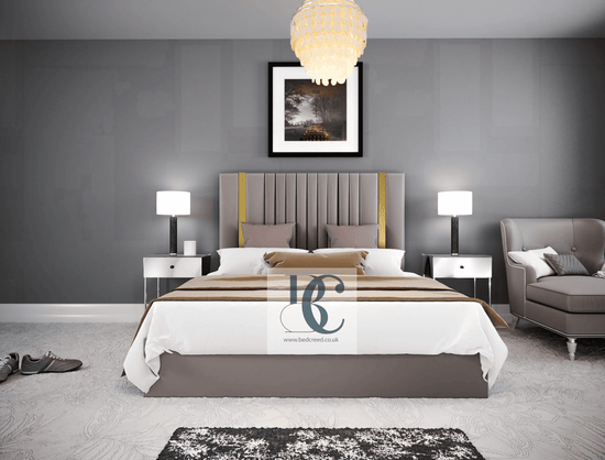 Harrow Golden Strip Line Bed | Bed Creed