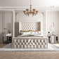 Orlando Square Wingback Bed - Bed Creed