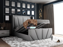 Linear Stripe Nova Hybrid Winged Bed