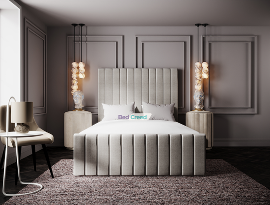 Casey Stripe Line Linear Winged Bed