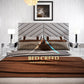 Alure Chesterfield Cross Panel Bed