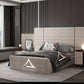 Alexander Wide Headboard Upholstered Bed