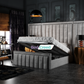 Sentorini Wide Extended Oversized Headboard Bed