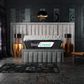 Sentorini Wide Extended Oversized Headboard Bed