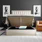 Harmin Stripe Line Panel Bed