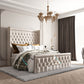 Orlando Square Wingback Bed - Bed Creed