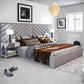 Alure Chesterfield Cross Panel Bed